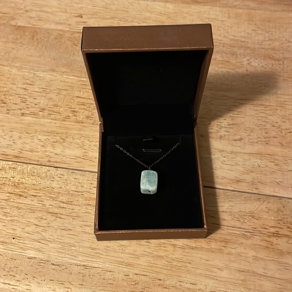 Rhyella from Etsy stone necklace
